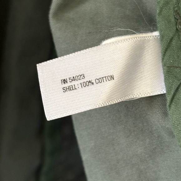 GAP Olive Green Cotton Long Utility Parka - Picture 9 of 9